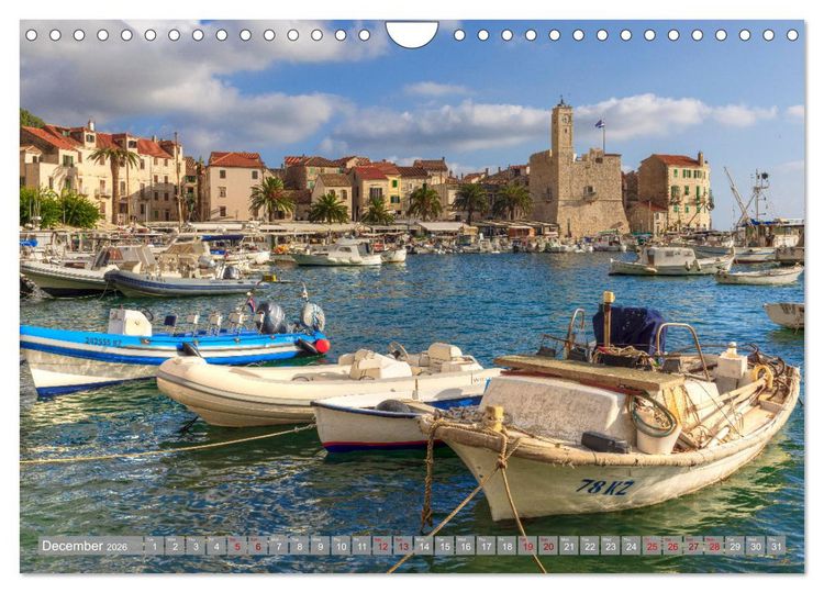 Produktbild: Vis Island Croatia - English Heritage in the Adriatic (Wall Calendar 2026 DIN A4 landscape), CALVENDO 12 Month Wall Calendar