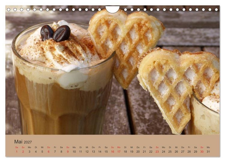 Produktbild: I Love Coffee - Dein Kaffeekalender f&uuml;r Geniesser des schwarzen Goldes (Wandkalender 2027 DIN A4 quer), CALVENDO Monatskalender