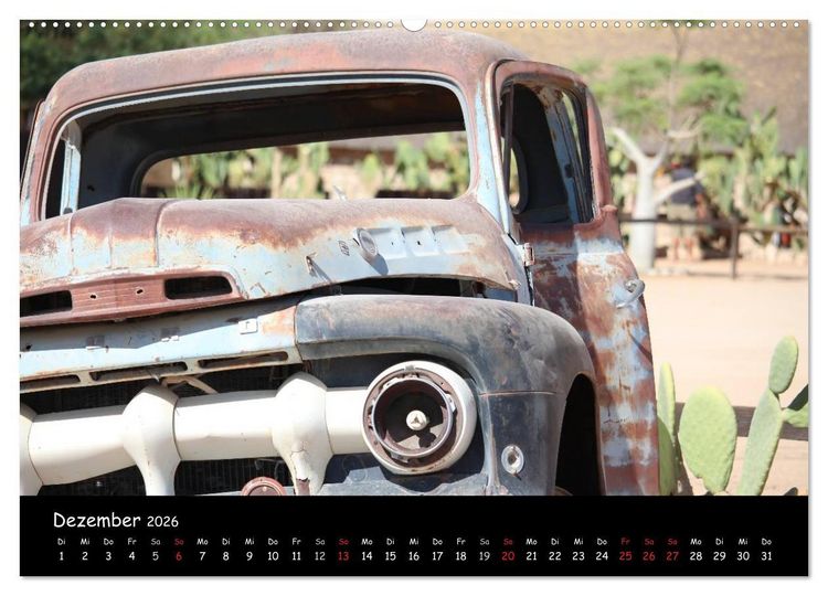 Produktbild: Faszination Namibia - Oldtimer mal anders (hochwertiger Premium Wandkalender 2026 DIN A2 quer), Kunstdruck in Hochglanz