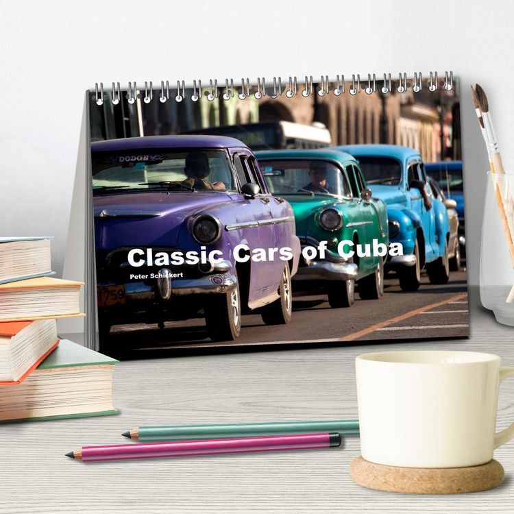 Produktbild: Classic Cars of Cuba (Tischkalender 2026 DIN A5 quer), CALVENDO Monatskalender