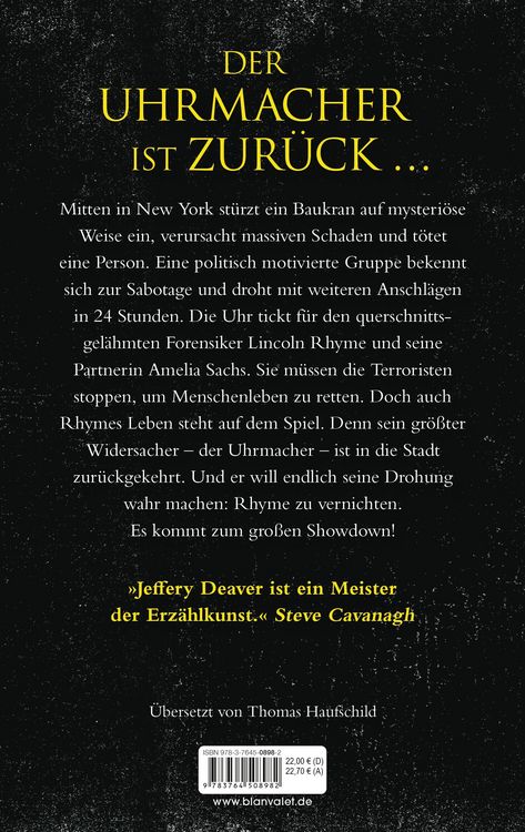 Produktbild: Die Rache des Uhrmachers
