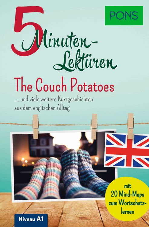 Produktbild: PONS 5 Minuten-Lekt&uuml;re Englisch A1 - The Couch Potatoes