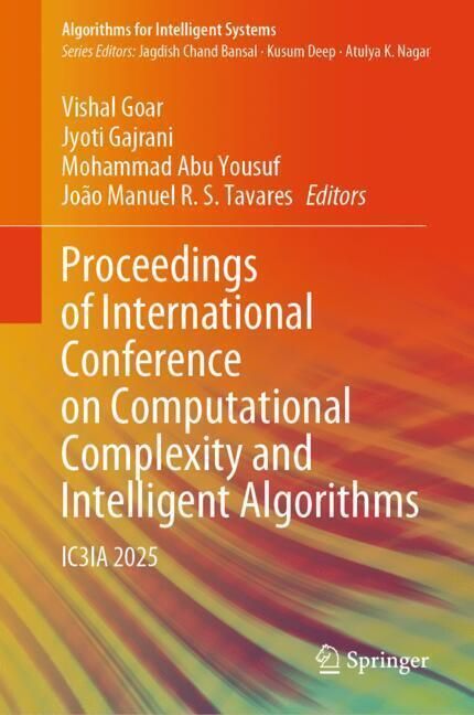 Produktbild: Proceedings of International Conference on Computational Complexity and Intelligent Algorithms