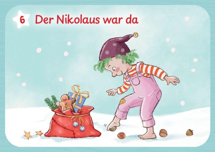 Produktbild: Wichtel-Yoga-Adventskalender. 24 Asanas f&uuml;r die Winter- und Weihnachtszeit