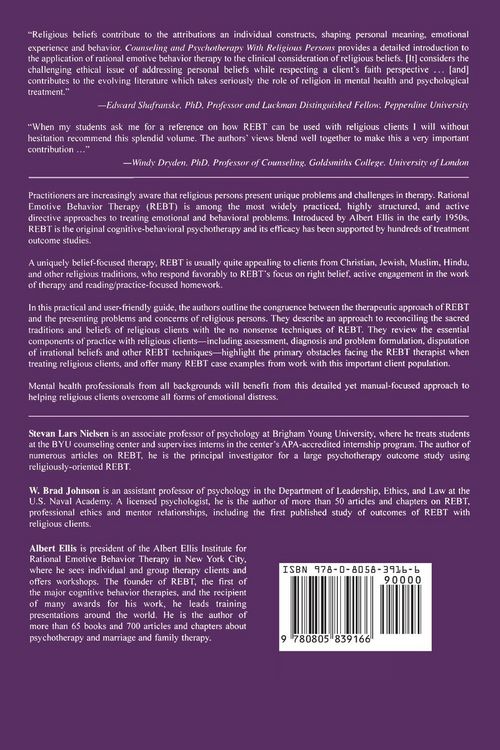 Produktbild: Counseling and Psychotherapy With Religious Persons