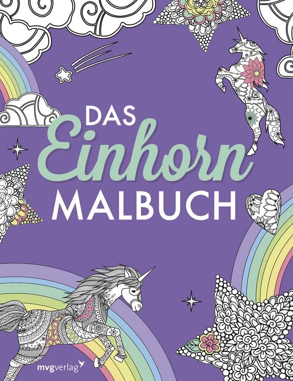 Produktbild: Das Einhorn-Malbuch: Ausmalbuch f&uuml;r Kinder und Erwachsene