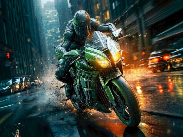 Produktbild: CALVENDO Puzzle Motorr&auml;der | 1000 Teile Lege-Gr&ouml;&szlig;e 64x48cm Foto-Puzzle f&uuml;r gl&uuml;ckliche Stunden