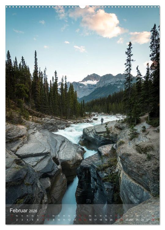 Produktbild: Die kanadischen Rockies (hochwertiger Premium Wandkalender 2026 DIN A2 hoch), Kunstdruck in Hochglanz
