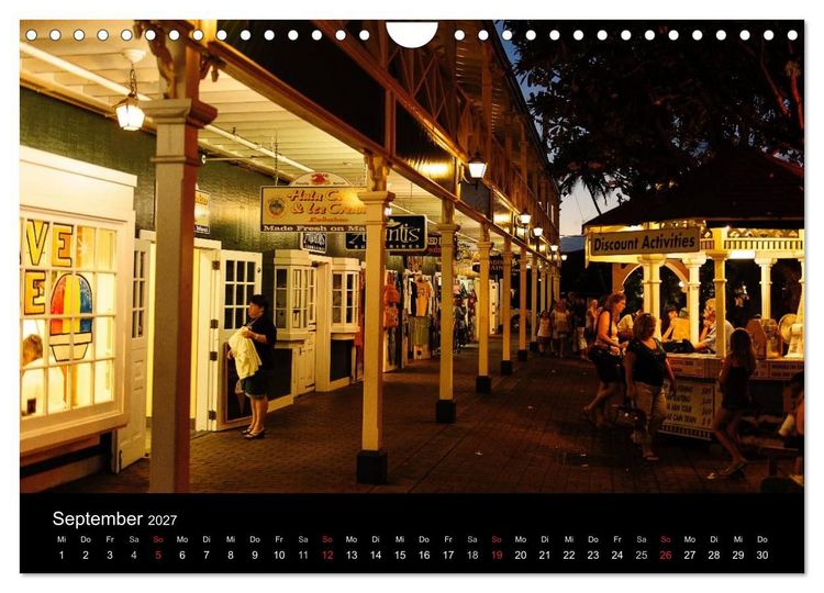 Produktbild: Hawaii - Oahu - Maui (Wandkalender 2027 DIN A4 quer), CALVENDO Monatskalender