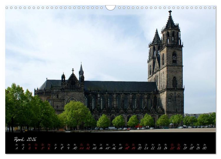 Produktbild: Landeshauptstadt Magdeburg (Wandkalender 2026 DIN A3 quer), CALVENDO Monatskalender