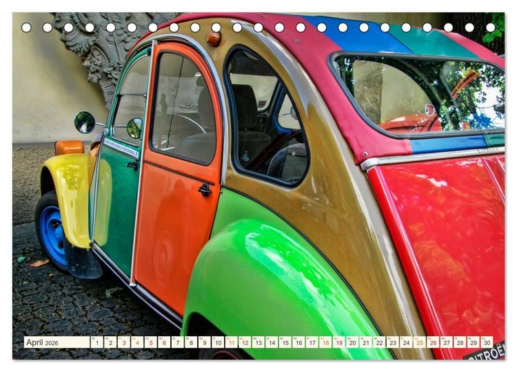 Produktbild: Citro&euml;n 2CV - geliebte Ente (Tischkalender 2026 DIN A5 quer), CALVENDO Monatskalender