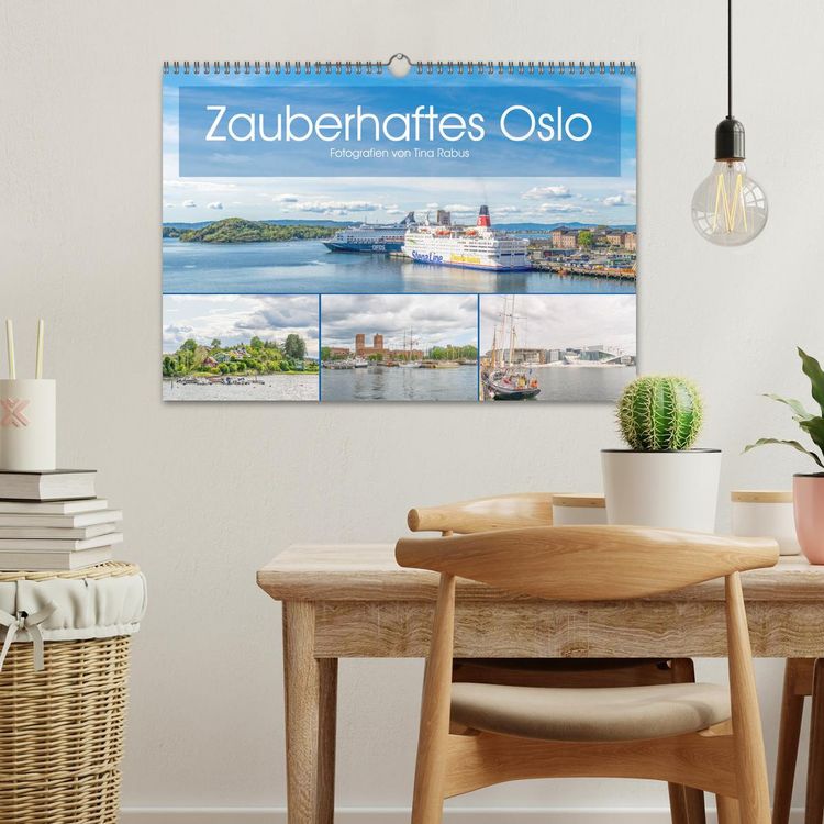 Produktbild: Zauberhaftes Oslo (Wandkalender 2026 DIN A3 quer), CALVENDO Monatskalender