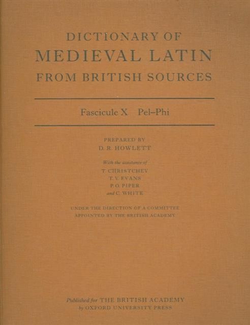 Produktbild: Dictionary of Medieval Latin from British Sources