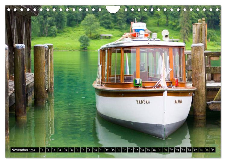 Produktbild: St. Bartholom&auml; und der K&ouml;nigssee (Wandkalender 2026 DIN A4 quer), CALVENDO Monatskalender