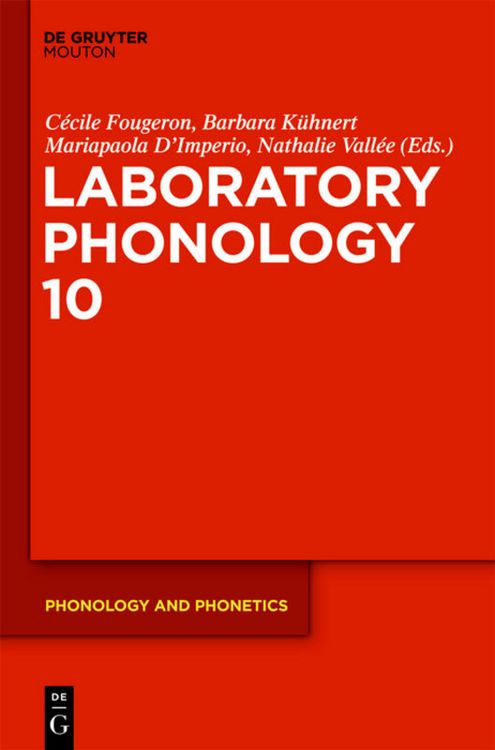 Produktbild: Laboratory Phonology 10
