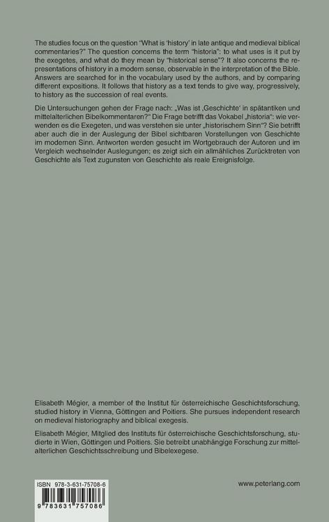 Produktbild: Scripture and History in the Middle Ages / Schriftsinn und Geschichte im Mittelalter