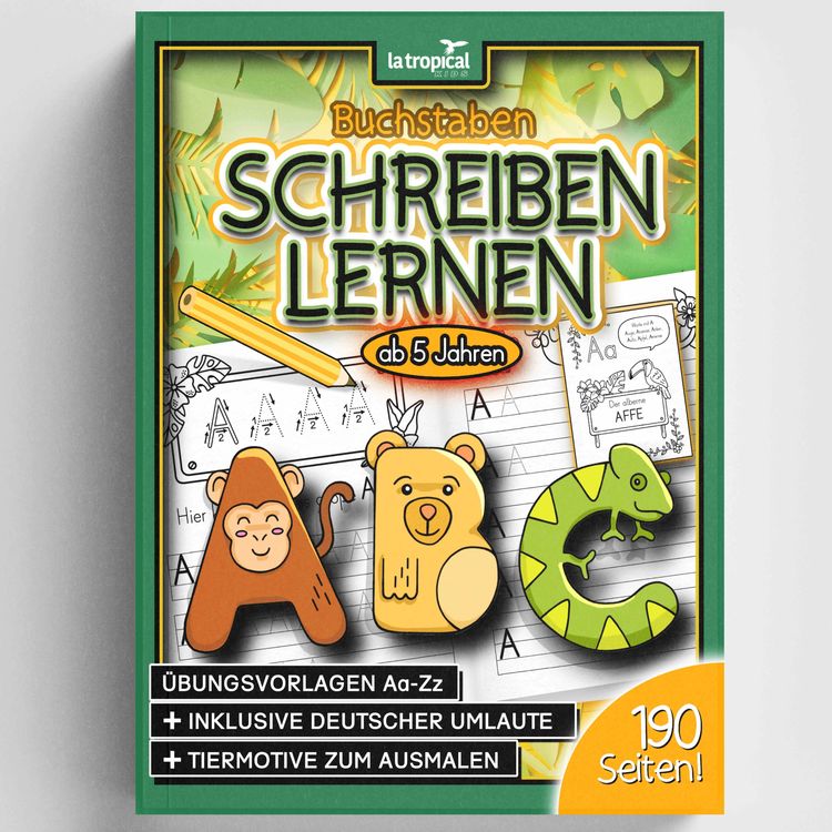 Produktbild: Buchstaben schreiben lernen ab 5 Jahren