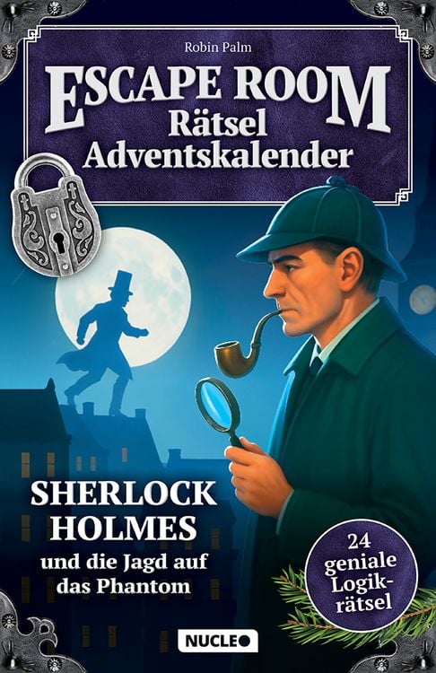 Produktbild: Der Escape Room R&auml;tsel-Adventskalender: Sherlock Holmes & die Jagd auf das Phantom