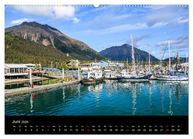 Produktbild: Alaska 2026 Wildes Land am Ende der Welt (hochwertiger Premium Wandkalender 2026 DIN A2 quer), Kunstdruck in Hochglanz