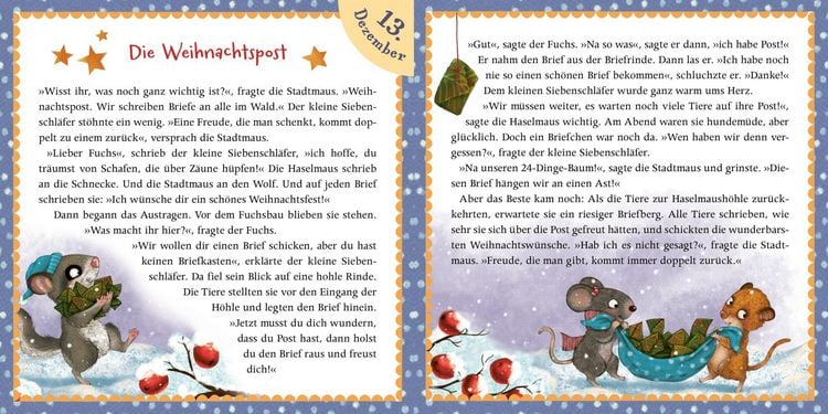 Produktbild: Der kleine Siebenschl&auml;fer: Adventsgeschichten aus dem Lichterwald