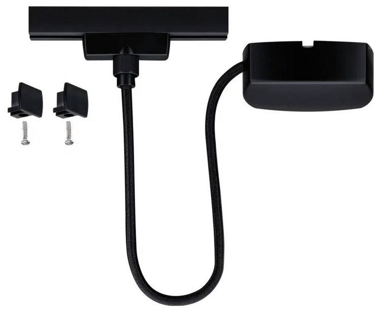 Produktbild: Paulmann 96916 Aufbausystem-Komponente Einspeiser Schwarz (matt)