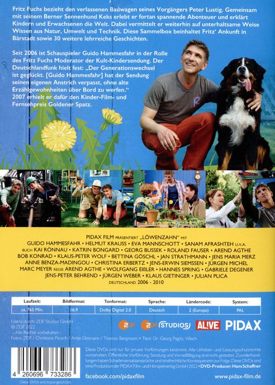Produktbild: L&ouml;wenzahn, Vol. 1 / 31 lehrreiche Geschichten aus Natur, Umwelt und Technik [4 DVDs]
