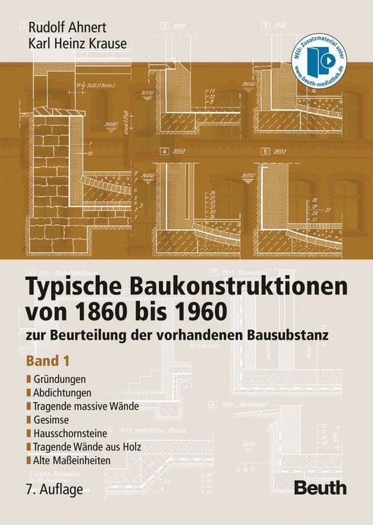 Produktbild: Typische Baukonstruktionen von 1860 bis 1960