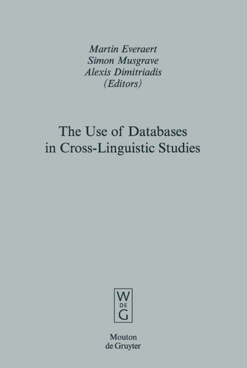 Produktbild: The Use of Databases in Cross-Linguistic Studies
