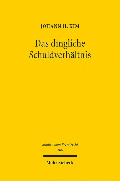 Produktbild: Das dingliche Schuldverh&auml;ltnis