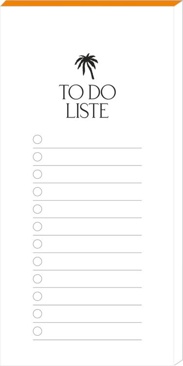 Produktbild: Notizblock - TO DO Liste (I love my Paradise)