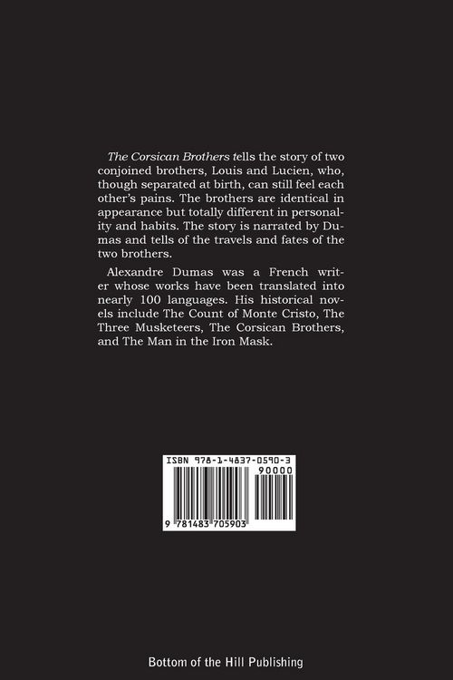 Produktbild: The Corsican Brothers