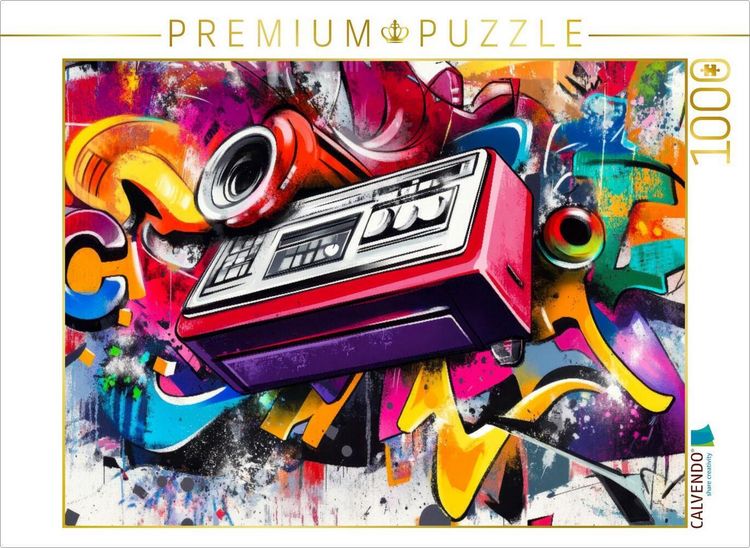 Produktbild: CALVENDO Puzzle Stra&szlig;enkunst | 1000 Teile Lege-Gr&ouml;&szlig;e 64x48cm Foto-Puzzle f&uuml;r gl&uuml;ckliche Stunden
