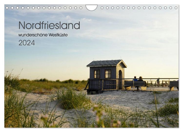 Produktbild: Nordfriesland - wundersch&ouml;ne Westk&uuml;ste (Wandkalender 2026 DIN A4 quer), CALVENDO Monatskalender