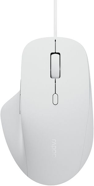 Produktbild: RAPOO N500Silent.WHITE Wired Optical Mouse