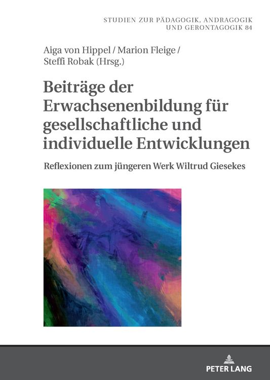 Produktbild: Beitr&auml;ge der Erwachsenenbildung f&uuml;r gesellschaftliche und individuelle Entwicklungen