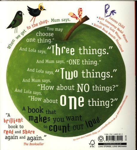 Produktbild: Charlie and Lola: One Thing
