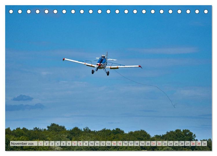 Produktbild: Lautlos durch die Luft - Faszination Segelfliegen (Tischkalender 2026 DIN A5 quer), CALVENDO Monatskalender