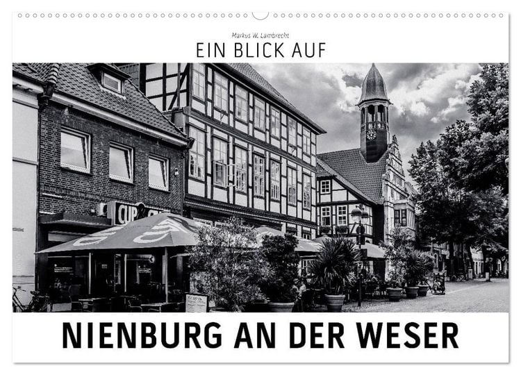Produktbild: Ein Blick auf Nienburg an der Weser (Wandkalender 2026 DIN A2 quer), CALVENDO Monatskalender