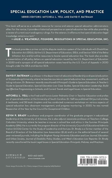 Produktbild: Special Education Law Annual Review 2020