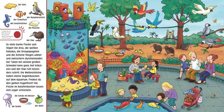 Produktbild: Hör mal (Soundbuch): Wimmelbuch: Im Zoo