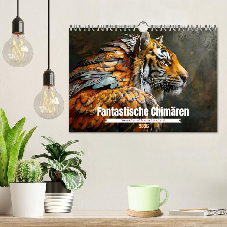 Produktbild: Fantastische Chim&auml;ren - von zauberhaft bis atemberaubend (Wandkalender 2026 DIN A4 quer), CALVENDO Monatskalender