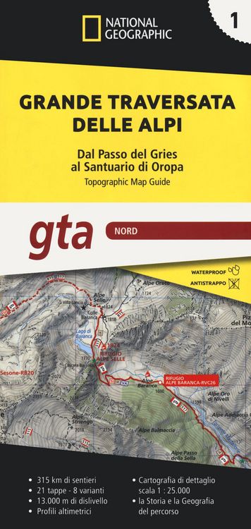 Produktbild: GTA Nord. Dal Passo del Gries al Santuario di Oropa