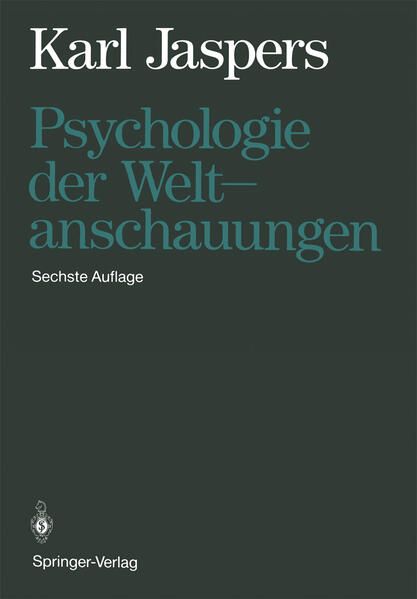 Produktbild: Psychologie der Weltanschauungen
