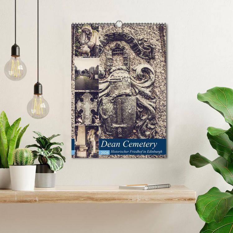 Produktbild: Dean Cemetery - Historischer Friedhof Edinburgh (Wandkalender 2026 DIN A3 hoch), CALVENDO Monatskalender