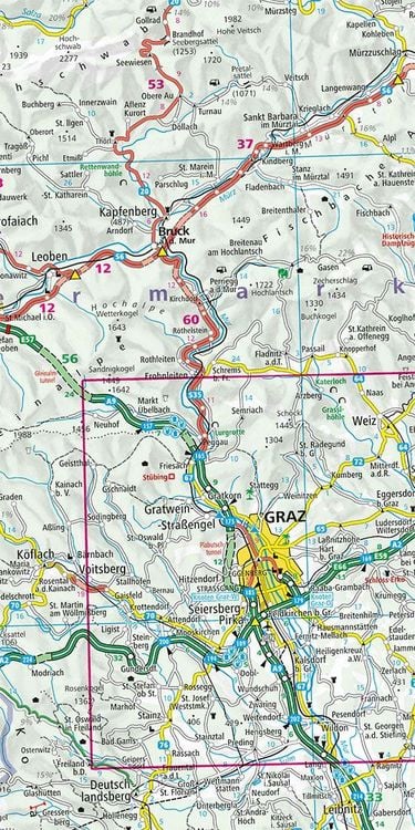 Produktbild: K&uuml;mmerly+Frey Strassenkarte &Ouml;sterreich 1:500.000