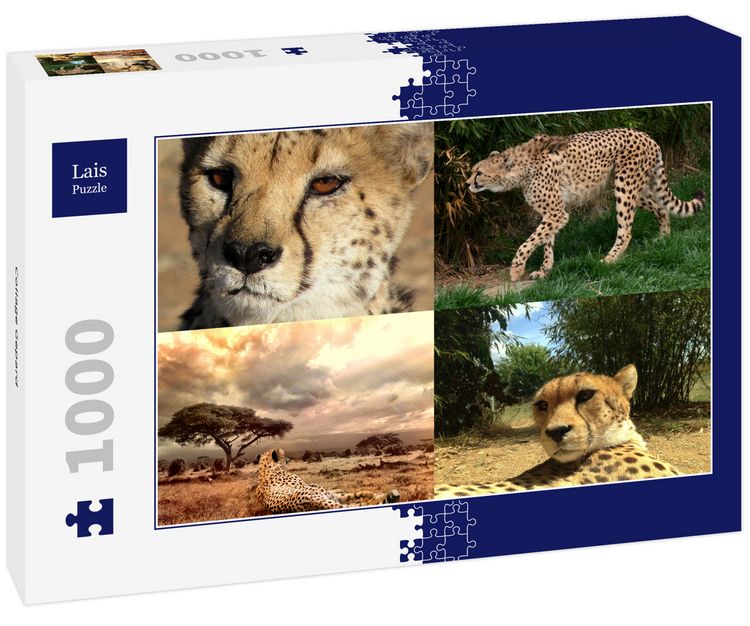 Produktbild: Lais Puzzle Collage Gepard 1000 Teile