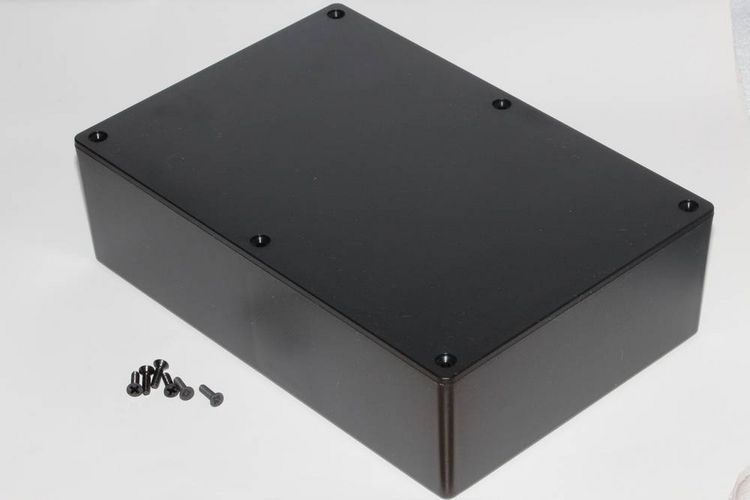 Produktbild: Hammond Electronics 1591XXFBK Universal-Geh&auml;use 221 x 150 x 64 ABS Schwarz 1St.