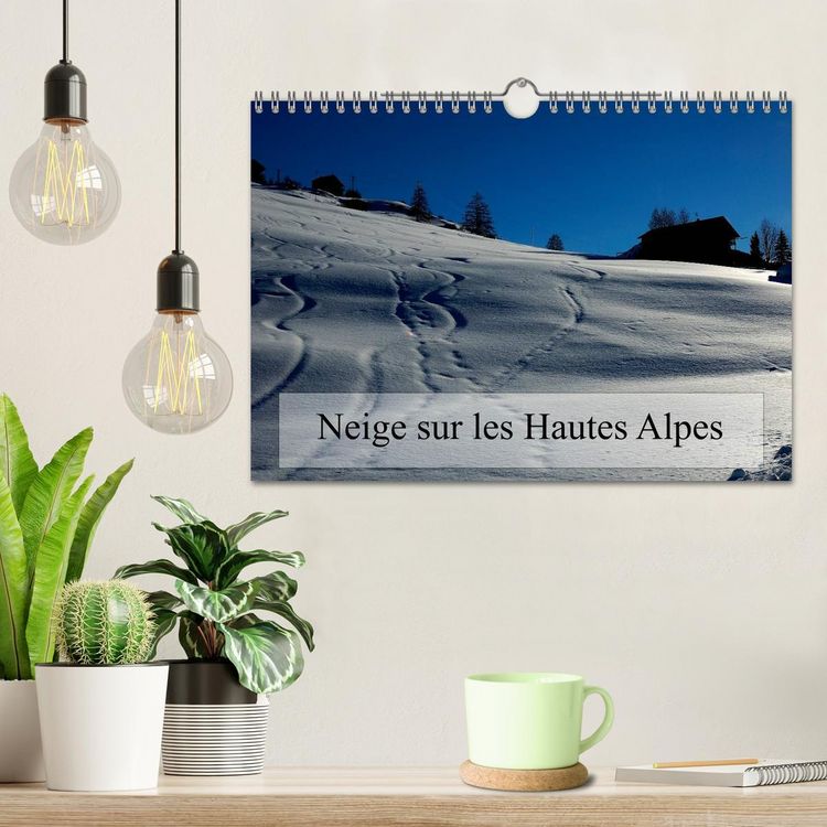 Produktbild: Neige sur les Hautes Alpes (Calendrier mural 2026 DIN A4 vertical), CALVENDO calendrier mensuel