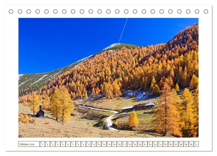 Produktbild: Idyllische Almh&uuml;tten (Tischkalender 2026 DIN A5 quer), CALVENDO Monatskalender