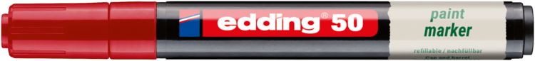 Produktbild: Edding 50 EcoLine 4-50-002 Lackmarker Rot 2 mm, 3mm
